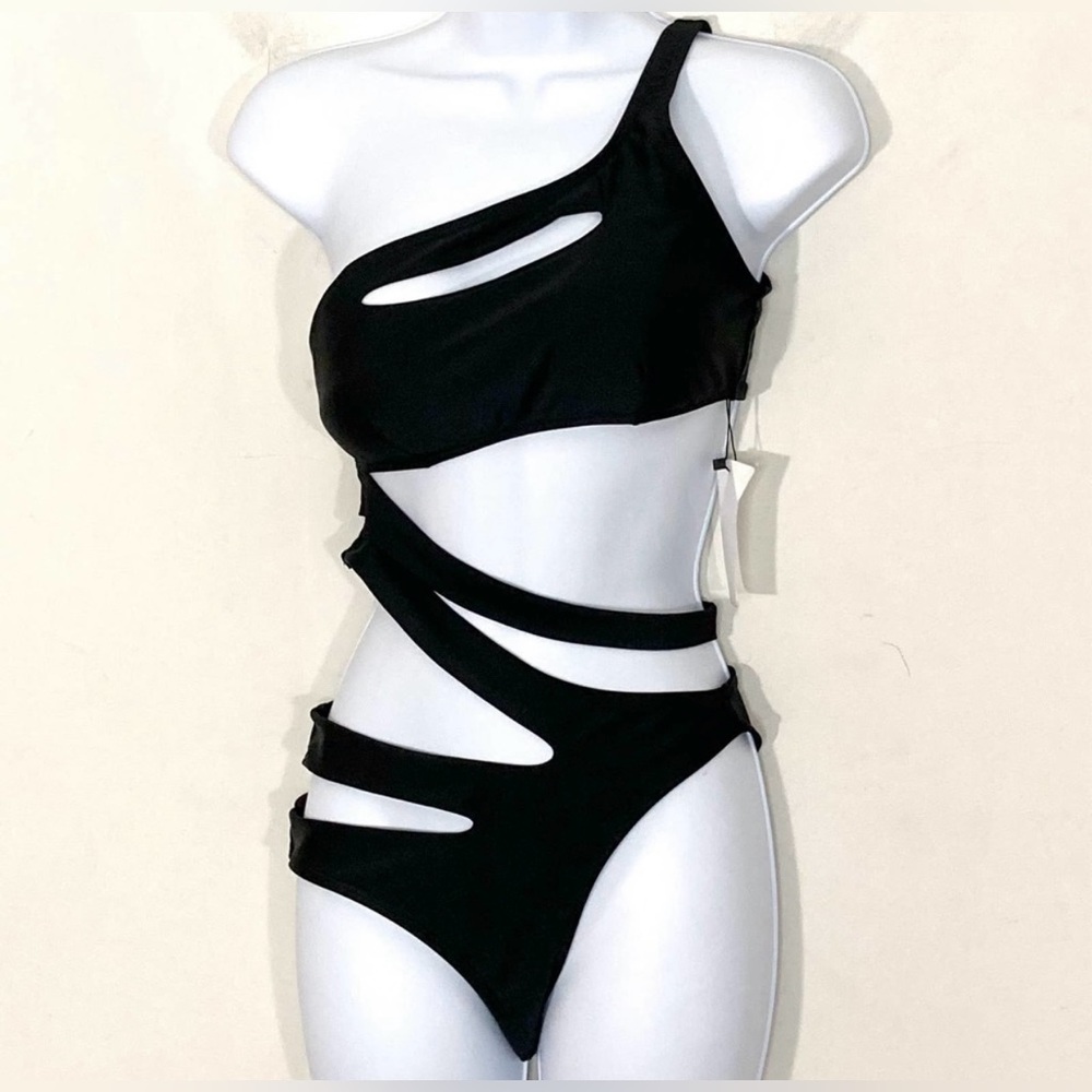 Women's Strappy One Shoulder Monokini